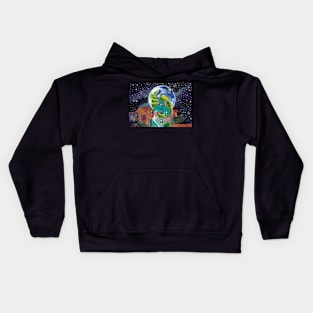 Two story house Kids Hoodie